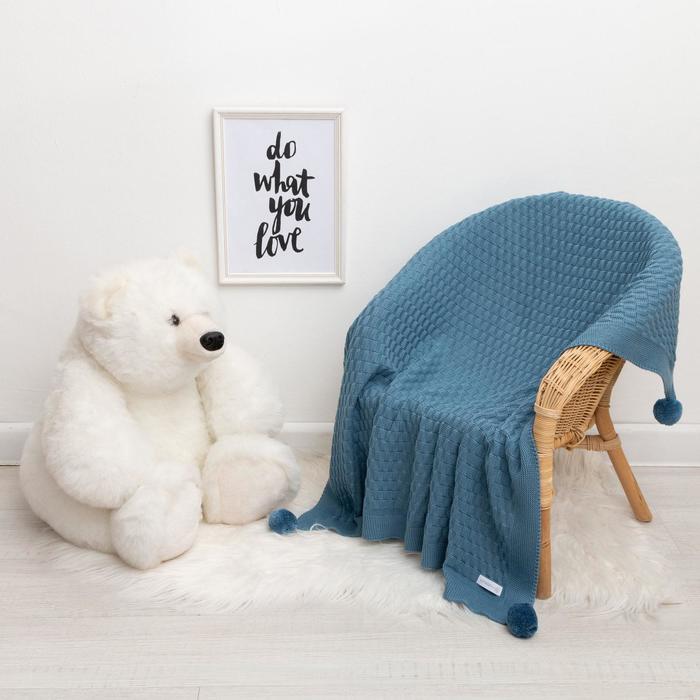 Вязаный плед "Крошка Я" Рисунок кубик, 90х90 см, голубой
Вязаный плед "Крошка Я" Рисунок кубик, 90х90 см, голубой