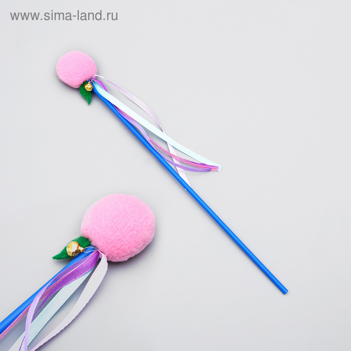 Дразнилка "Шарик" с кошачьей мятой и лентами, палочка 35 см, микс цветов
Дразнилка "Шарик" с кошачьей мятой и лентами, палочка 35 см, микс цветов