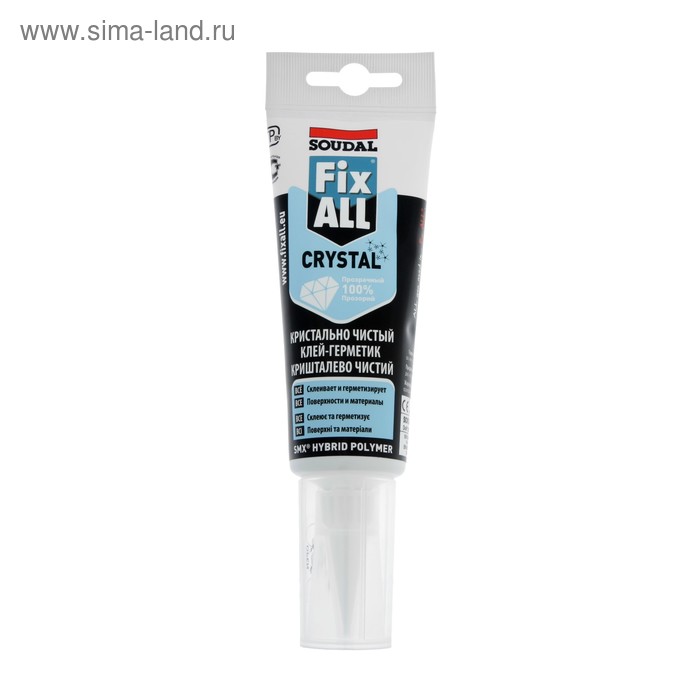 Герметик Soudal Fix All Crystal 134138, универсальный, прозрачный, водостойкий, 125 мл
Герметик Soudal Fix All Crystal 134138, универсальный, прозрачный, водостойкий, 125 мл