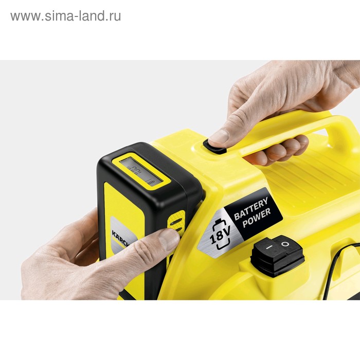 Пылесос Karcher WD1 Compact Battery, беспроводной, 230 Вт, 7 л, шланг 1.2 м, чёрно-жёлтый
Пылесос Karcher WD1 Compact Battery, беспроводной, 230 Вт, 7 л, шланг 1.2 м, чёрно-жёлтый