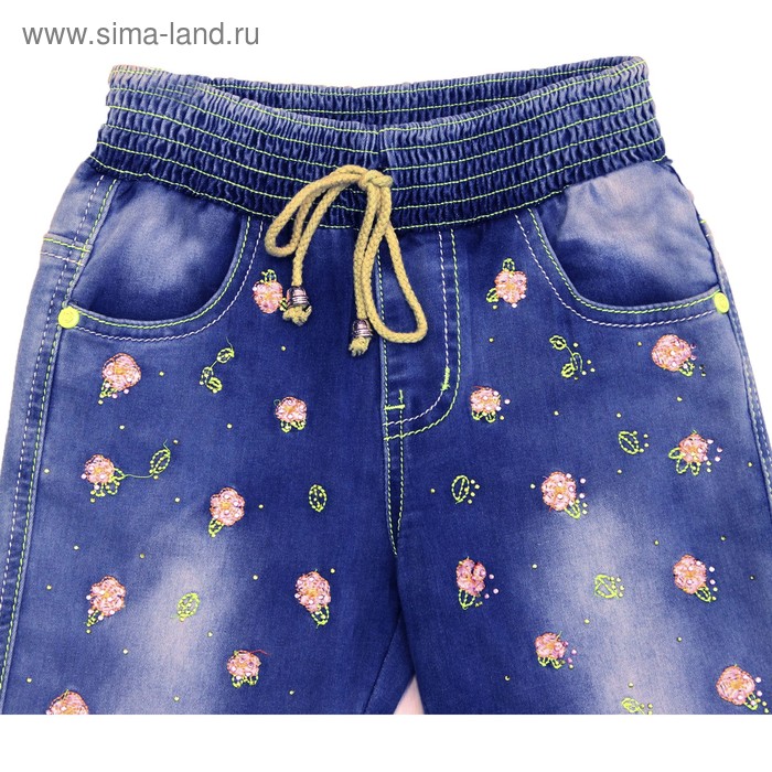 фото Джинсы для девочек, рост 98 см yuke jeans