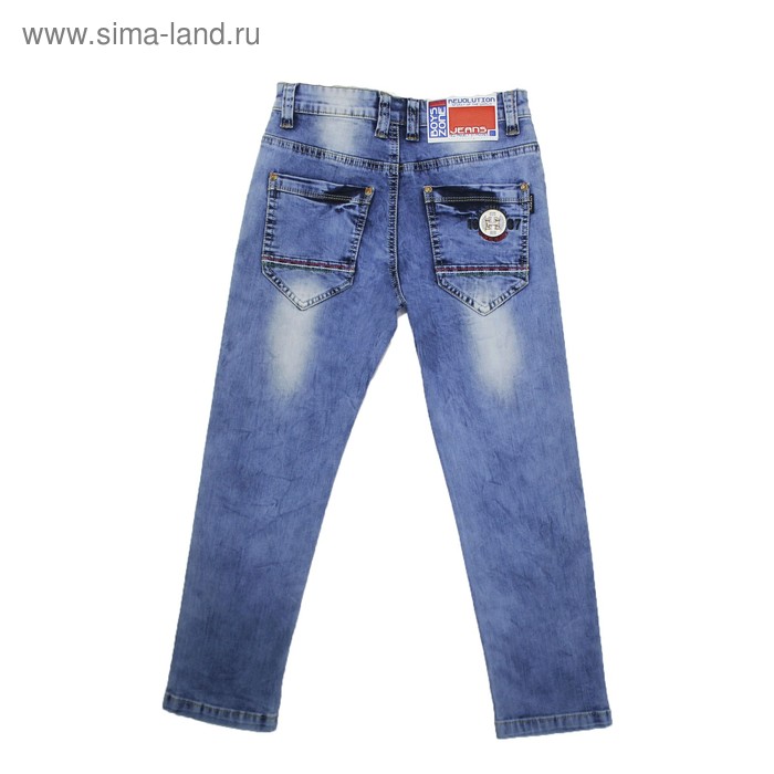 фото Джинсы для мальчиков, рост 128 см yuke jeans
