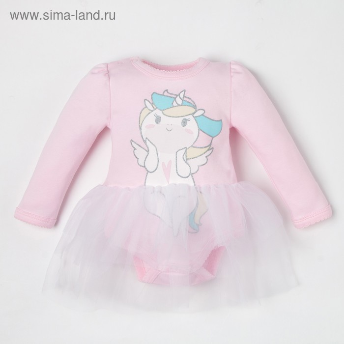 Боди с юбкой Крошка Я "Единорог", розовый, рост 86-92 см
Боди с юбкой Крошка Я "Единорог", розовый, рост 86-92 см