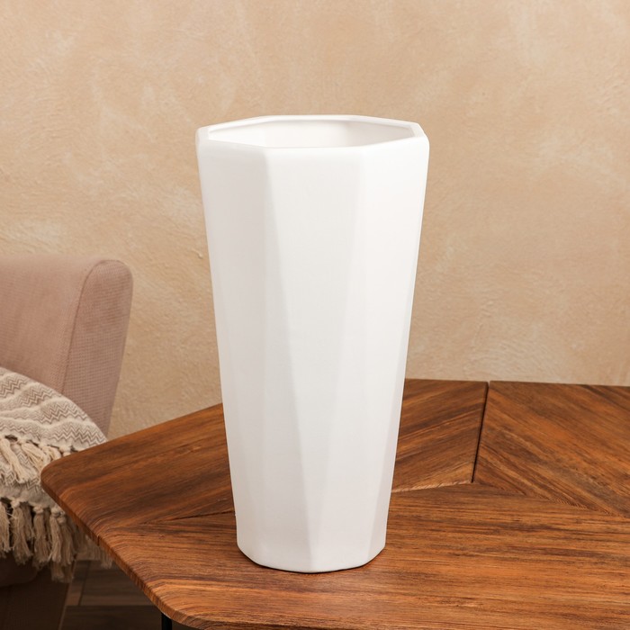 Кашпо "Комета", муар, белый, керамика, 8 л
Кашпо "Комета", муар, белый, керамика, 8 л