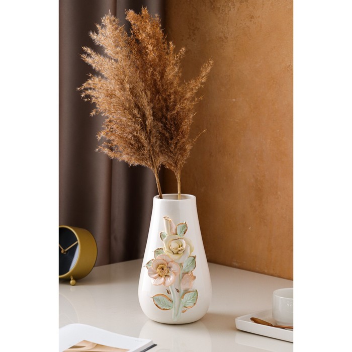 Ваза керамическая "Калинка", настольная, белая, цветная лепка, 23 см, авторская работа
Ваза керамическая "Калинка", настольная, белая, цветная лепка, 23 см, авторская работа