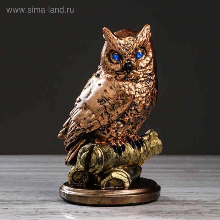 Статуэтка "Сова на ветке", бронза, цветная, гипс, 23 см
Статуэтка "Сова на ветке", бронза, цветная, гипс, 23 см
