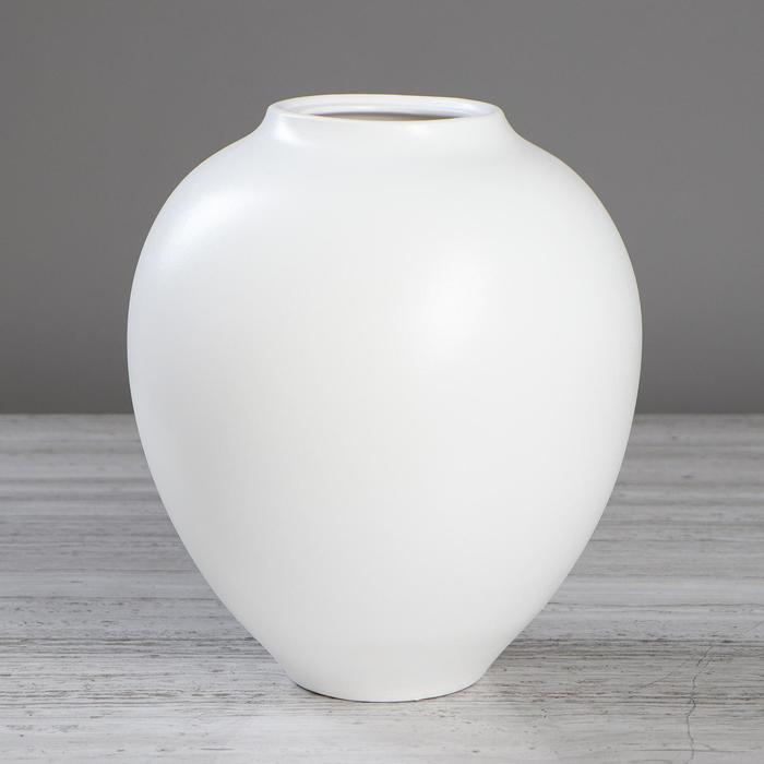 Ваза керамическая "Велеса", настольная, муар, белая, 25 см, 1 сорт
Ваза керамическая "Велеса", настольная, муар, белая, 25 см, 1 сорт