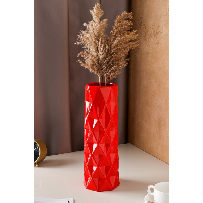 Ваза керамическая "Поли", настольная, красная, глазурь, 41 см, 1 сорт
Ваза керамическая "Поли", настольная, красная, глазурь, 41 см, 1 сорт