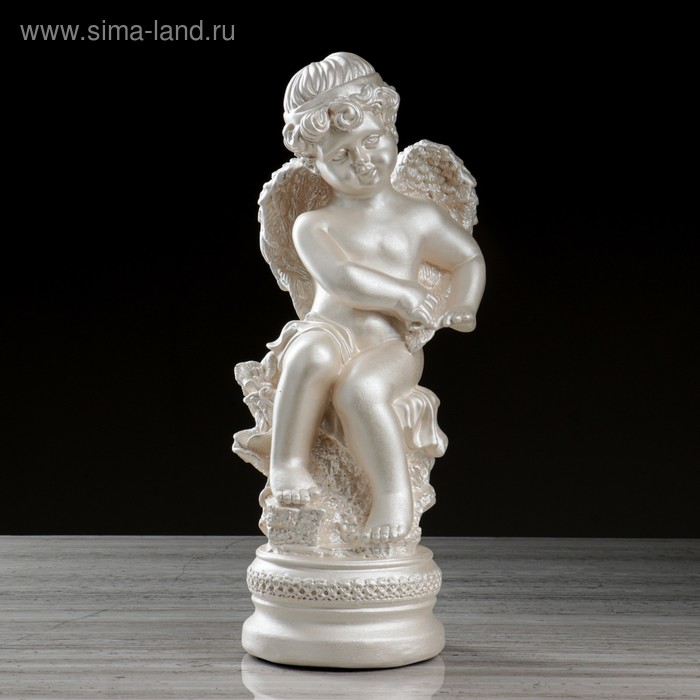 Статуэтка "Ангел на подставке", перламутровая, гипс, 44 см
Статуэтка "Ангел на подставке", перламутровая, гипс, 44 см