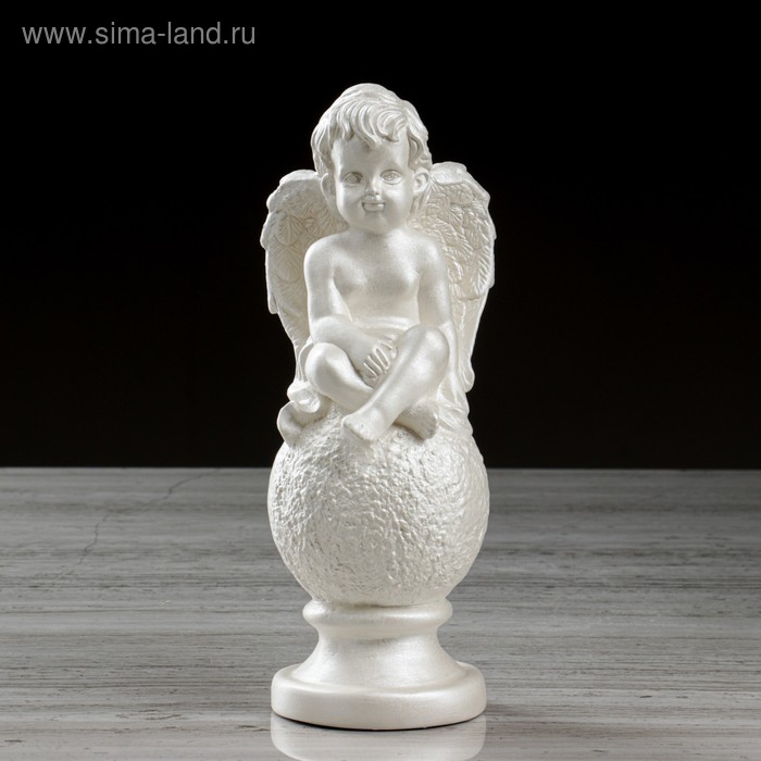 Статуэтка "Ангел на шаре №5", перламутровая, гипс, 25 см
Статуэтка "Ангел на шаре №5", перламутровая, гипс, 25 см