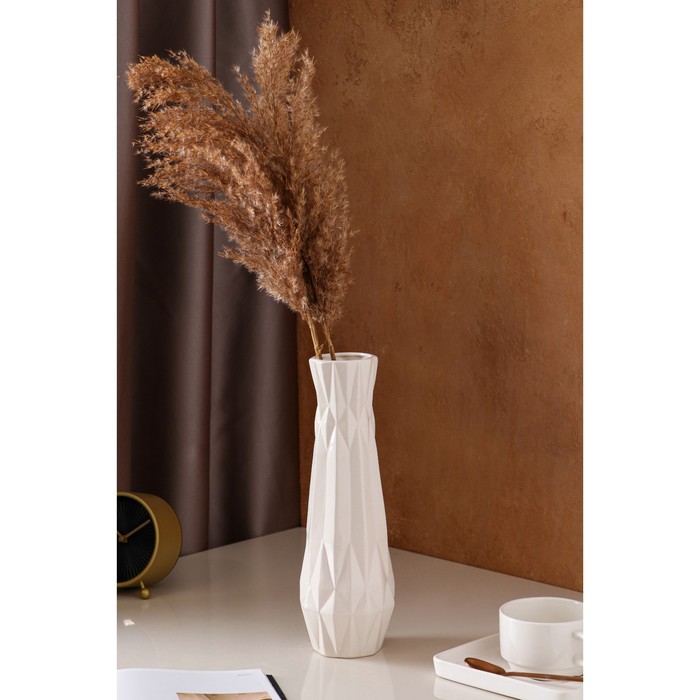 Ваза керамическая "Линда", настольная, белая, 31 см
Ваза керамическая "Линда", настольная, белая, 31 см