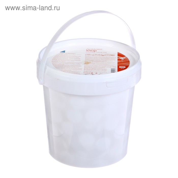 Средство дезинфицирующее "Димакс Хлор", 370 таблеток по 2,7г 
Средство дезинфицирующее "Димакс Хлор", 370 таблеток по 2,7г