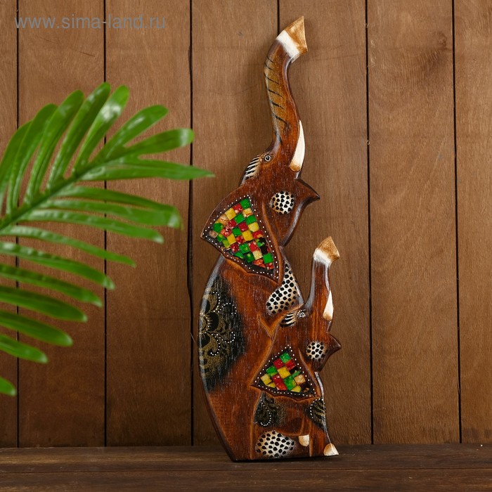 Панно "Слон и слоник" дерево 16х1х50 см
Панно "Слон и слоник" дерево 16х1х50 см