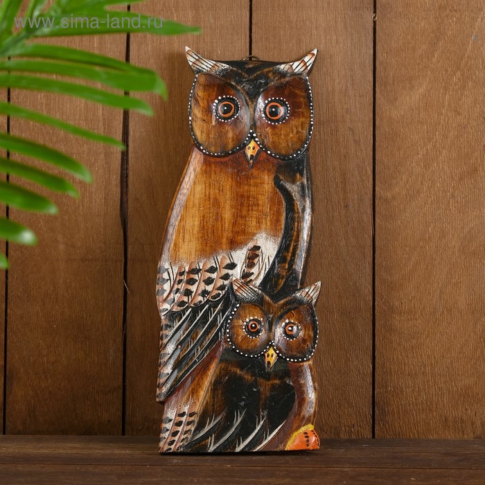 Панно "Пара сов" дерево 13,5х1,5х33 см
Панно "Пара сов" дерево 13,5х1,5х33 см