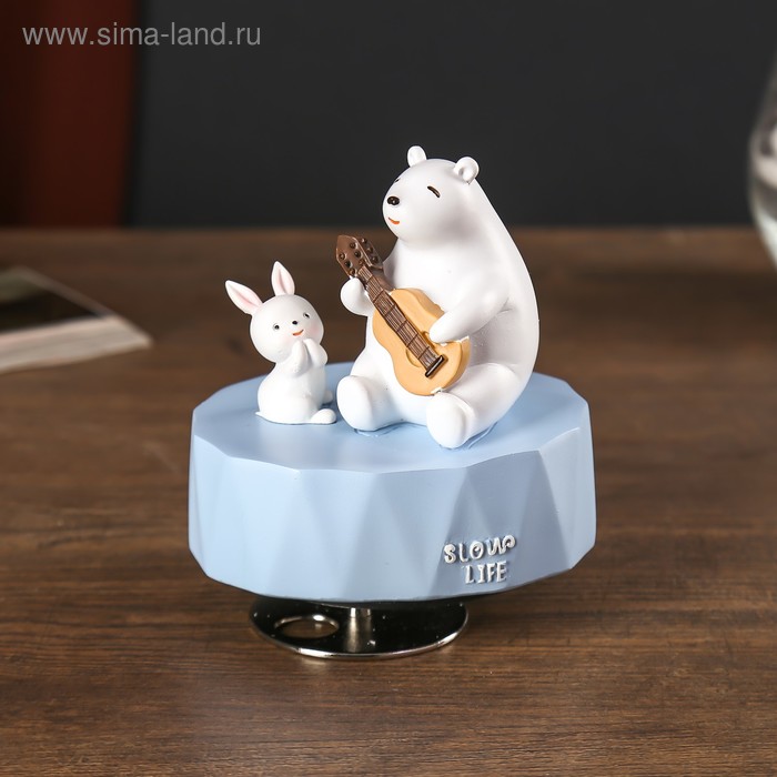 Сувенир полистоун музыка "Белый мишка с зайкой" МИКС 12,5х10,5х9 см
Сувенир полистоун музыка "Белый мишка с зайкой" МИКС 12,5х10,5х9 см
