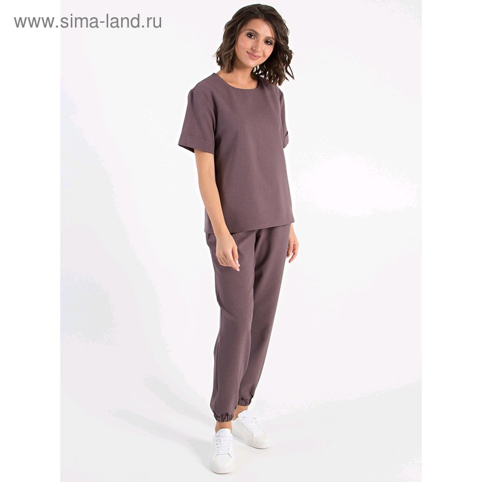 Блузка женская, размер 42-44, цвет кофейный
Блузка женская, размер 42-44, цвет кофейный