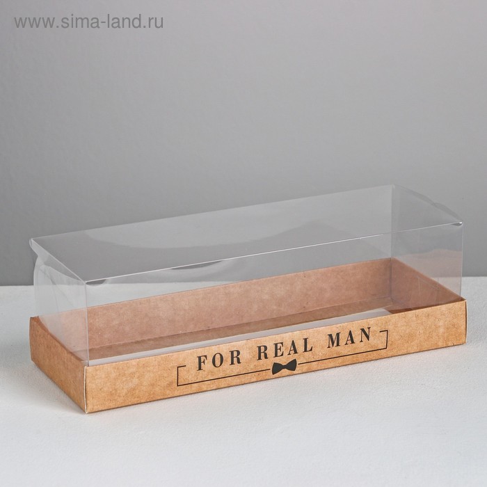 Коробка для десерта For real man, 26, 2 х 8 х 9,7 см 
Коробка для десерта For real man, 26, 2 х 8 х 9,7 см