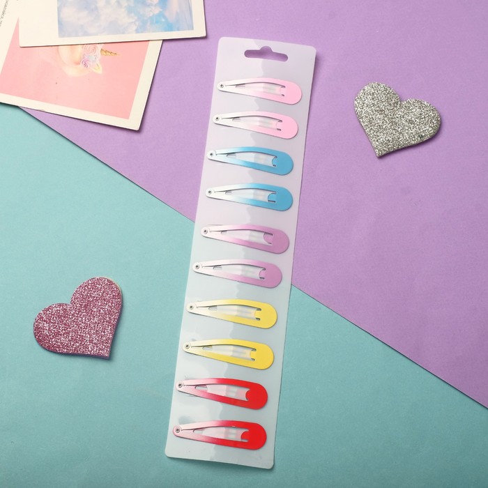 Невидимка для волос "Классик" (набор 10 шт) 4,5 см, матовые, микс
Невидимка для волос "Классик" (набор 10 шт) 4,5 см, матовые, микс