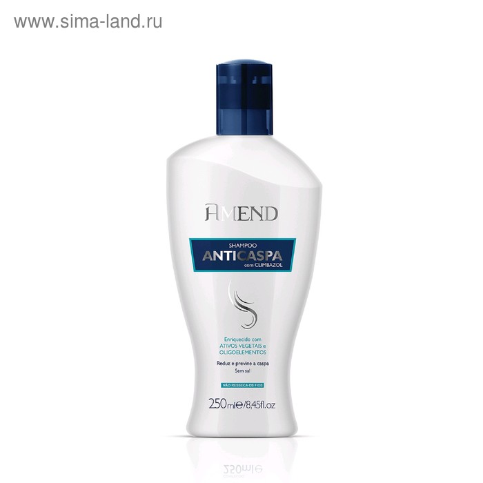 Шампунь против перхоти Amend Antidandruff, с растительными экстрактами, 250 мл
Шампунь против перхоти Amend Antidandruff, с растительными экстрактами, 250 мл