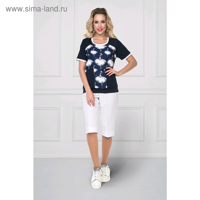 Блузка «Комизо блу вайт», размер 46
Блузка «Комизо блу вайт», размер 46