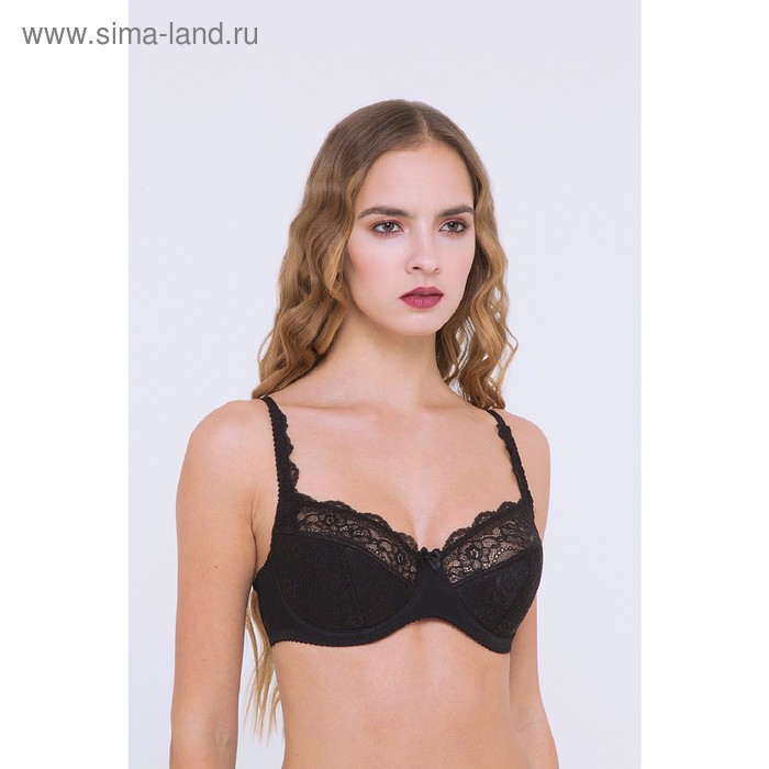 фото Бюстгальтер lengy женский, размер 75c, цвет чёрный