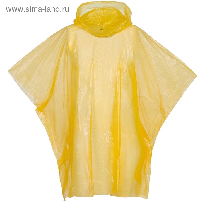 Дождевик-пончо RainProof, цвет жёлтый
Дождевик-пончо RainProof, цвет жёлтый
