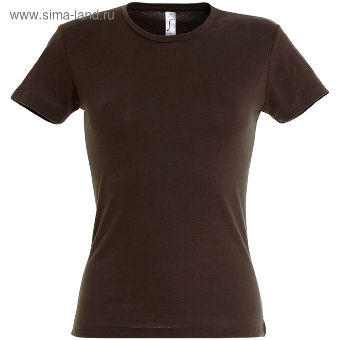 Футболка женская Miss 150, размер XL, цвет шоколадный 
Футболка женская Miss 150, размер XL, цвет шоколадный