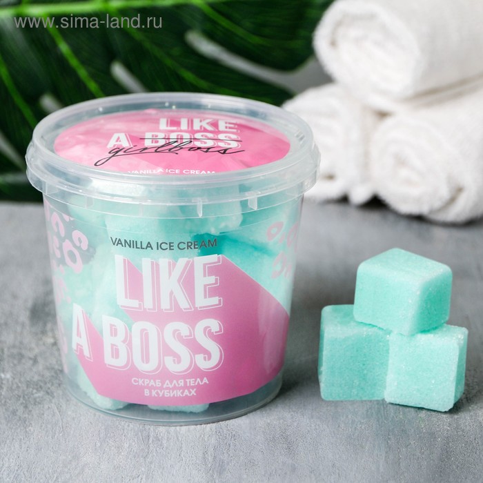 Скраб кубиками Like a girlboss, ваниль
Скраб кубиками Like a girlboss, ваниль