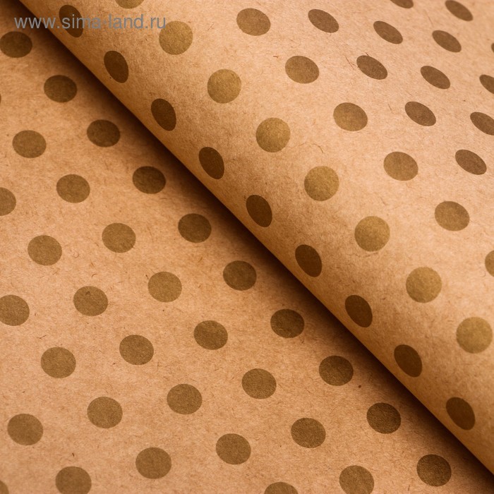 Бумага упаковочная, "Горох крупный", крафт, золотая, 50 х 70 см
Бумага упаковочная, "Горох крупный", крафт, золотая, 50 х 70 см