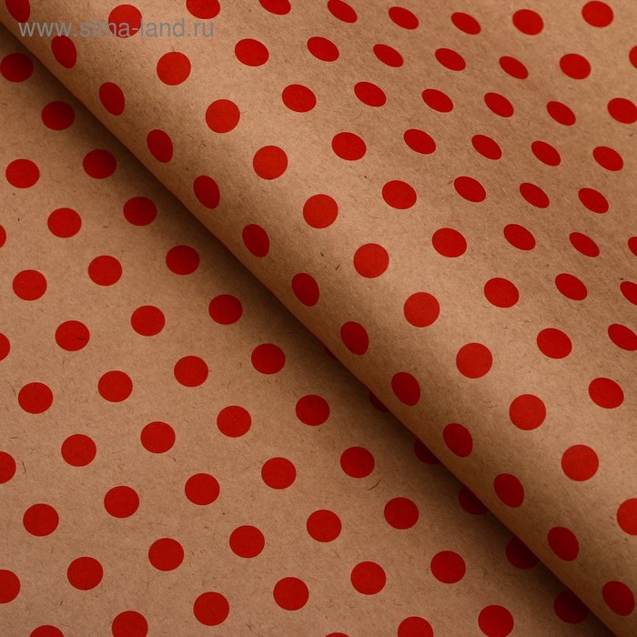 Бумага упаковочная, "Горох крупный", крафт, красная, 50 х 70 см
Бумага упаковочная, "Горох крупный", крафт, красная, 50 х 70 см