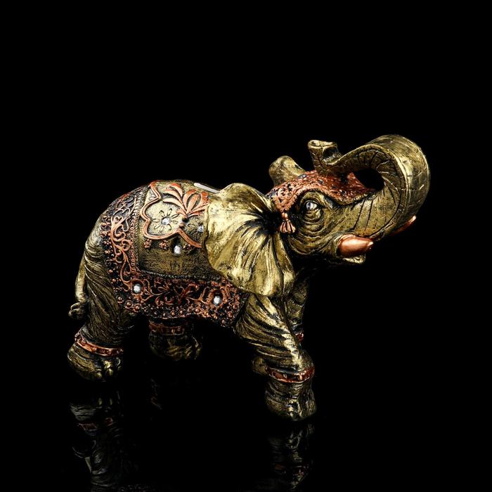 Копилка "Слон классический", декор, бронзовый цвет, 26 см
Копилка "Слон классический", декор, бронзовый цвет, 26 см