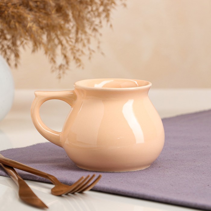 Чашка "Инжир", персиковая, керамика, 0.3 л
Чашка "Инжир", персиковая, керамика, 0.3 л