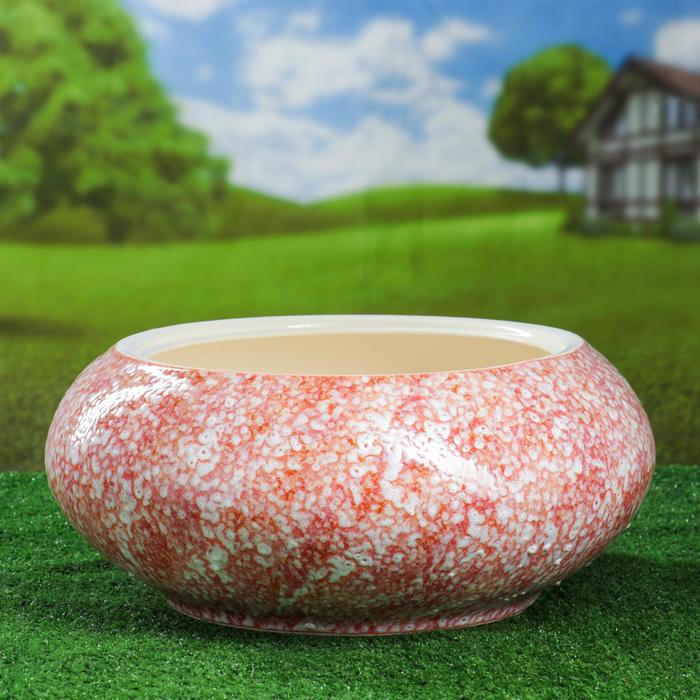 Кашпо-плошка "Бонсайница", цвет розовый, керамика, 19 л
Кашпо-плошка "Бонсайница", цвет розовый, керамика, 19 л