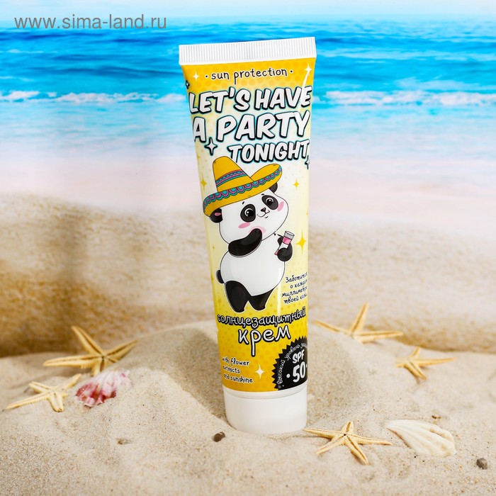 Солнцезащитный крем PARTY tonight
Солнцезащитный крем PARTY tonight