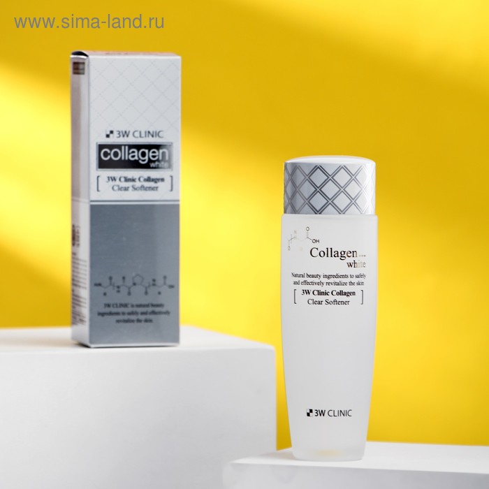 Восстанавливающий софтнер для лица с коллагеном 3W CLINIC Collagen White Clear Softener, 150 мл
Восстанавливающий софтнер для лица с коллагеном 3W CLINIC Collagen White Clear Softener, 150 мл