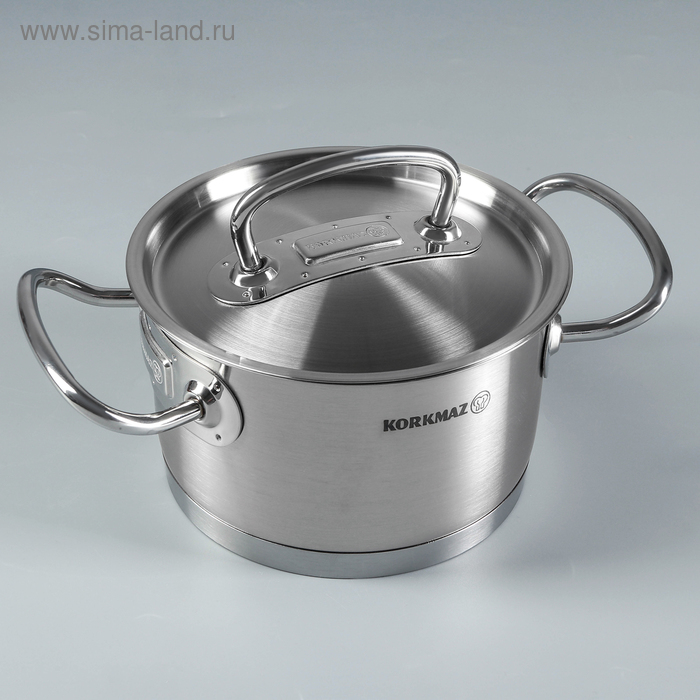 Кастрюля Korkmaz Pro line, 2 л, 16×10 см
Кастрюля Korkmaz Pro line, 2 л, 16×10 см