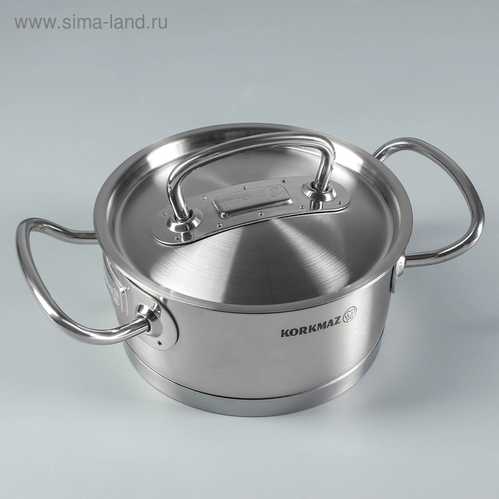 Кастрюля Korkmaz Pro line, 1,5 л, 16×7,5 см, металлическая крышка
Кастрюля Korkmaz Pro line, 1,5 л, 16×7,5 см, металлическая крышка