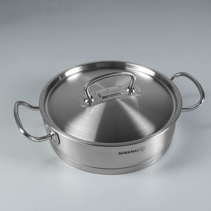 Жаровня Pro line, 3,1 л, d=24 см, металлическая крышка, цвет хромированный 
Жаровня Pro line, 3,1 л, d=24 см, металлическая крышка, цвет хромированный