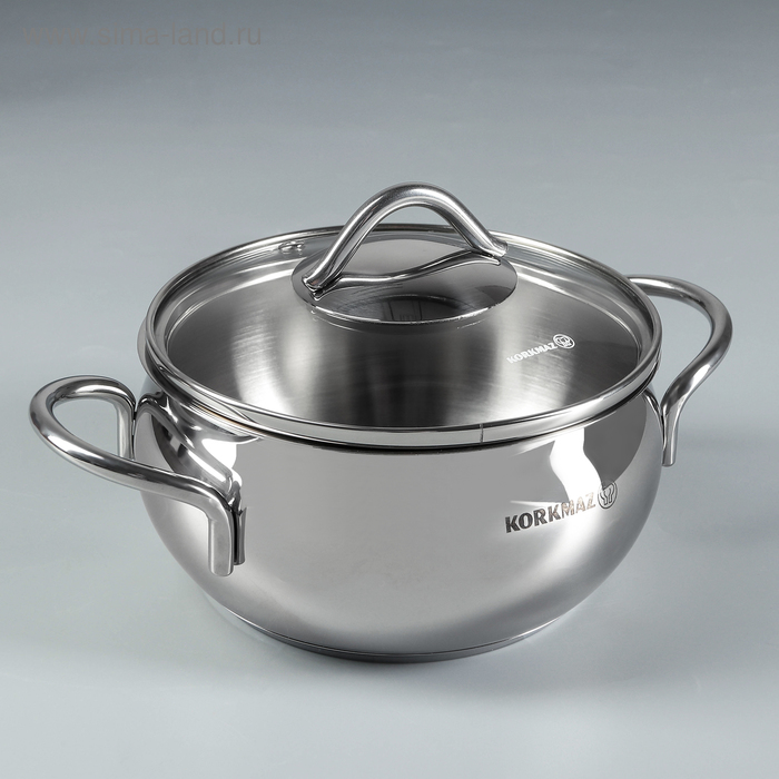Кастрюля Korkmaz Tombik, 1,8 л, 16×9 см, стеклянная крышка
Кастрюля Korkmaz Tombik, 1,8 л, 16×9 см, стеклянная крышка