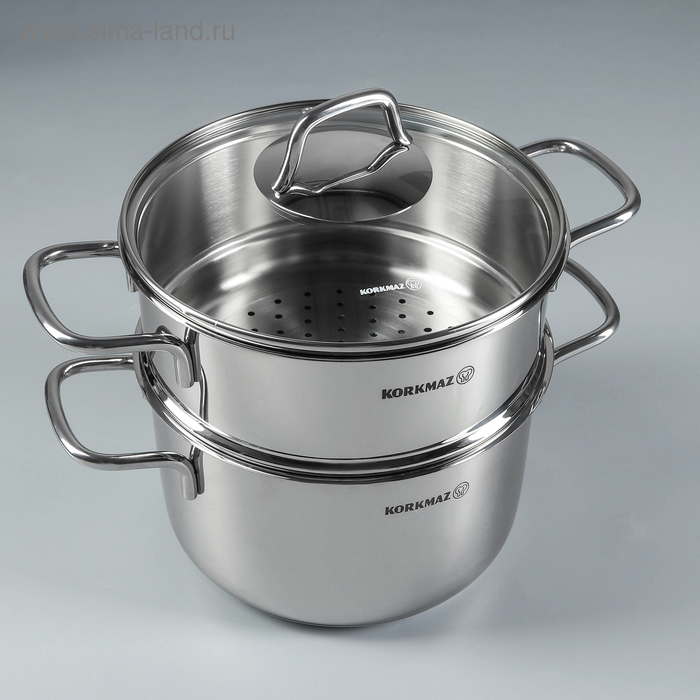 Пароварка Perla, 3,8 л, со вставкой 3,1 л, стеклянная крышка
Пароварка Perla, 3,8 л, со вставкой 3,1 л, стеклянная крышка