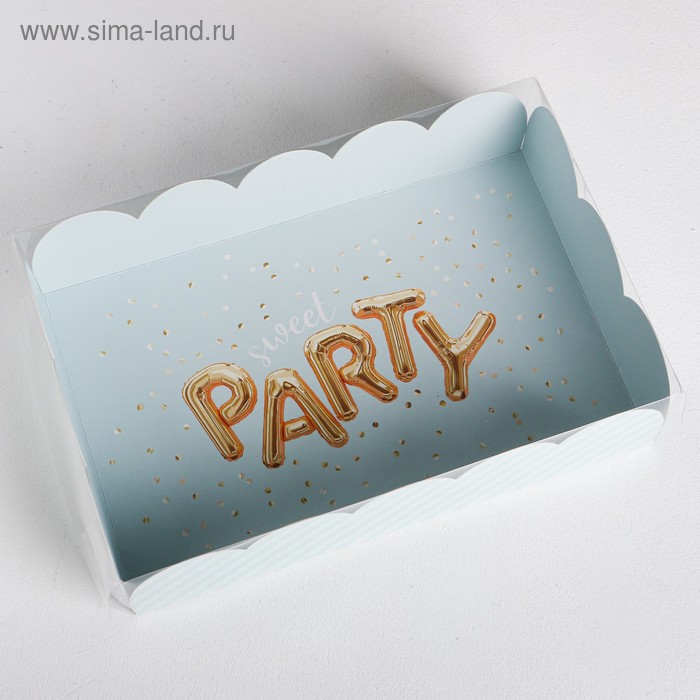 Коробка подарочная с PVC-крышкой Sweet Party, 20 × 30 × 8 см 
Коробка подарочная с PVC-крышкой Sweet Party, 20 × 30 × 8 см
