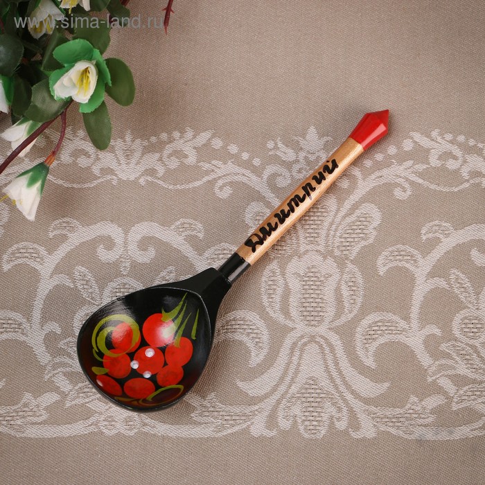 фото Ложка сувенирная, именная "дмитрий", хохлома