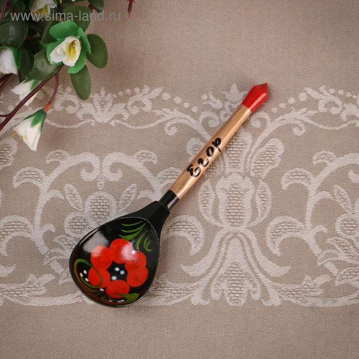 фото Ложка сувенирная, именная "егор", хохлома