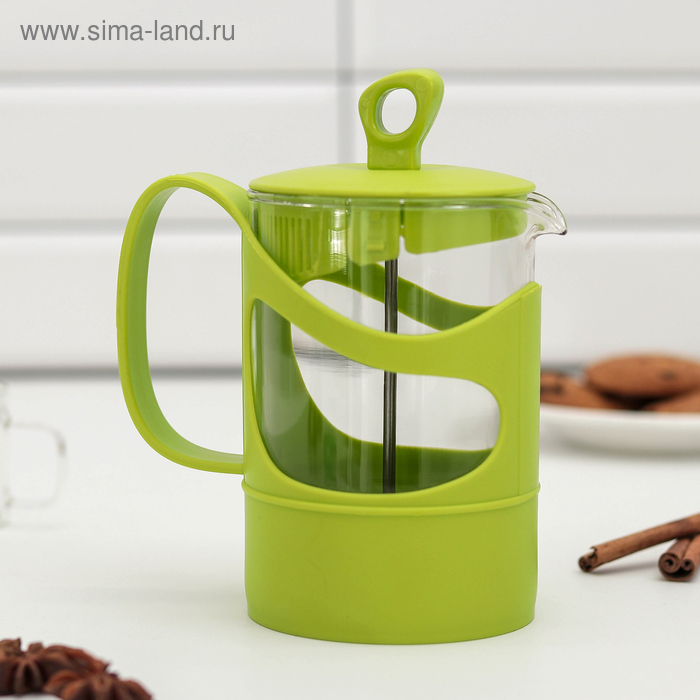 Френч-пресс «Арабика», 660 мл, цвет зелёный
Френч-пресс «Арабика», 660 мл, цвет зелёный