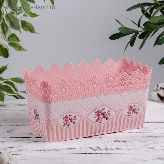 Ящик балконный для цветов с дизайном 5 л, цвет МИКС
Ящик балконный для цветов с дизайном 5 л, цвет МИКС