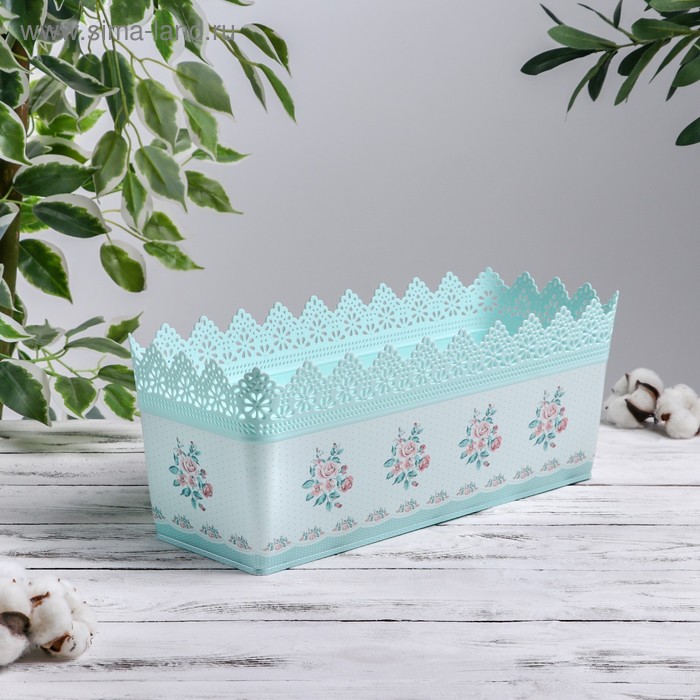 Ящик балконный для цветов с дизайном 6 л, цвет МИКС
Ящик балконный для цветов с дизайном 6 л, цвет МИКС