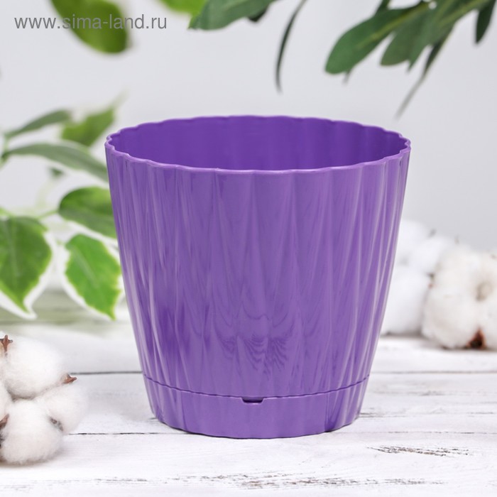 Кашпо с прикорневым поливом «Ойстерпот», 0,9 л, цвет МИКС
Кашпо с прикорневым поливом «Ойстерпот», 0,9 л, цвет МИКС