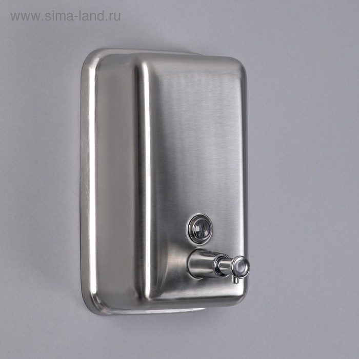 Диспенсер для антисептика/жидкого мыла EFOR «Практик», 1000 мл, нержавеющая сталь
Диспенсер для антисептика/жидкого мыла EFOR «Практик», 1000 мл, нержавеющая сталь