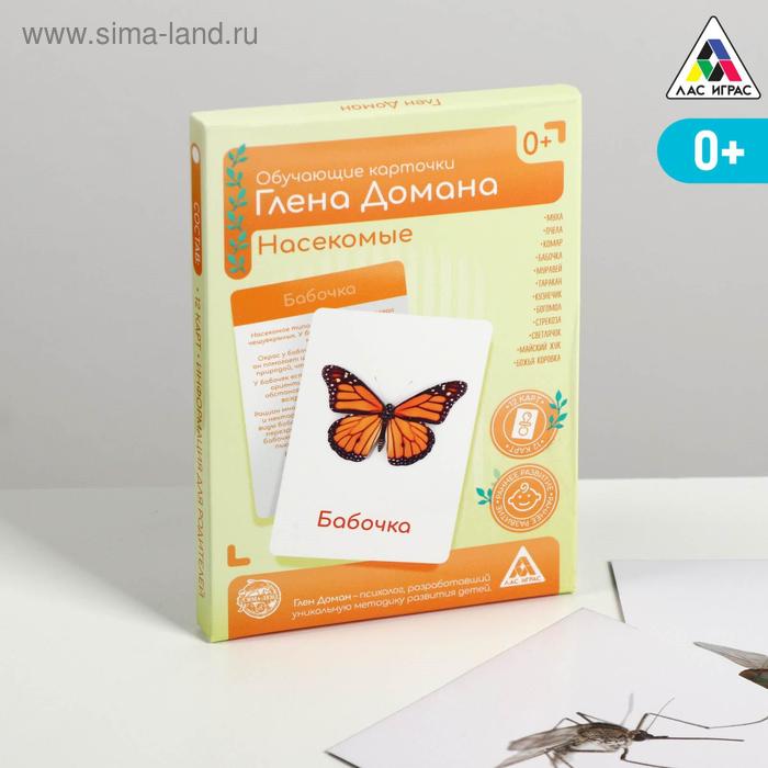Обучающие карточки по методике Глена Домана «Насекомые», 12 карт, А6, в коробке 
Обучающие карточки по методике Глена Домана «Насекомые», 12 карт, А6, в коробке