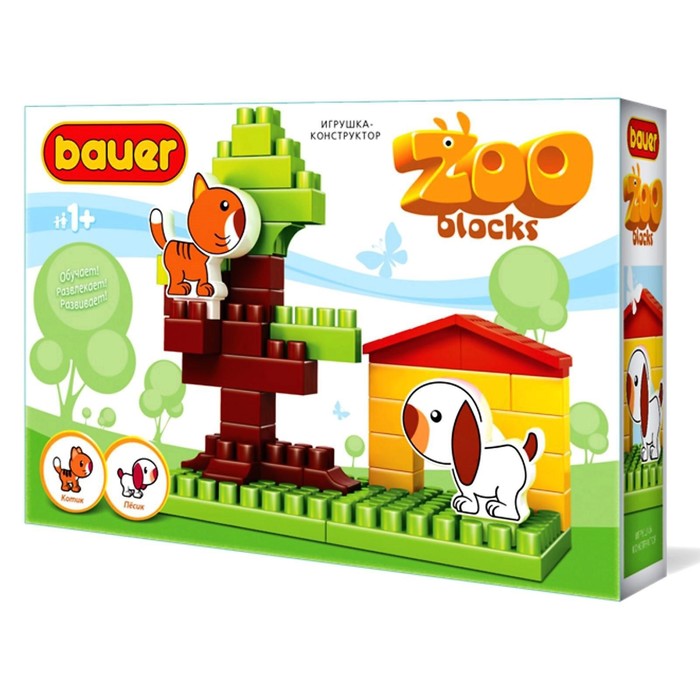 Конструктор Зооблокс «Щенок и котёнок»
Конструктор Зооблокс «Щенок и котёнок»